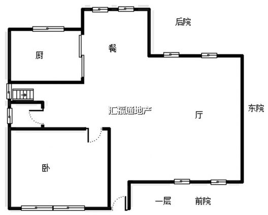 竹语堂5室2厅2卫户型图