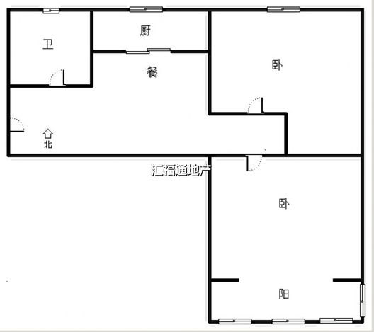 仁和小区1室1厅1卫户型图
