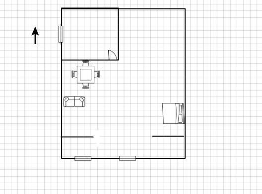 东兴北街商铺底商4室1厅2卫户型图