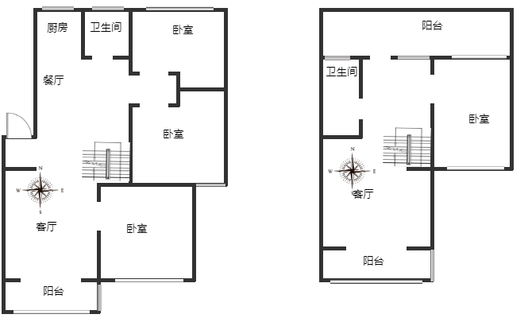 燕赵家园4室3厅2卫户型图