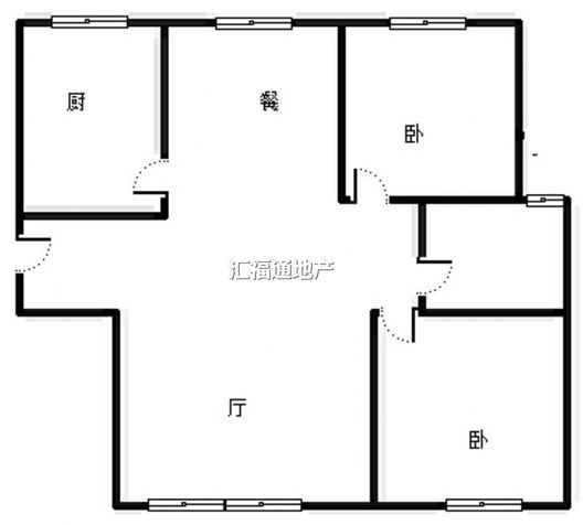 祥云瑞景2室2厅1卫户型图