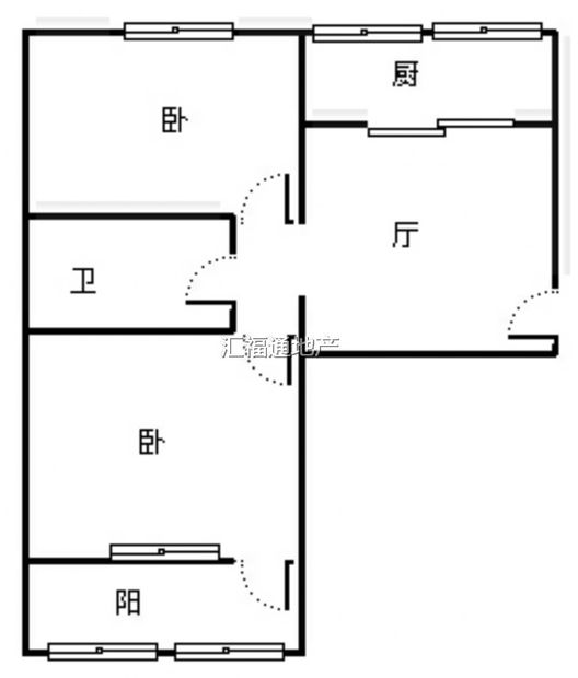 涿州双塔区天桥小区2室1厅房源信息第1张图片