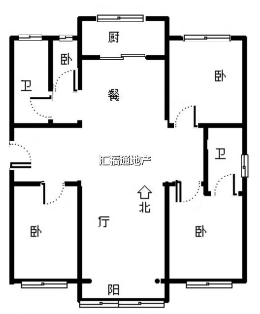 国富嘉园4室2厅2卫户型图