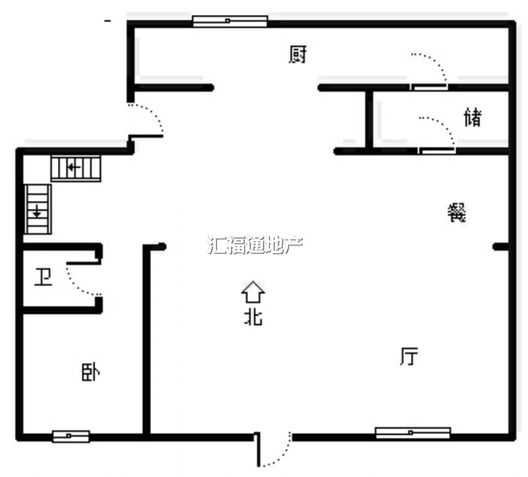 鸿坤理想湾5室3厅2卫户型图