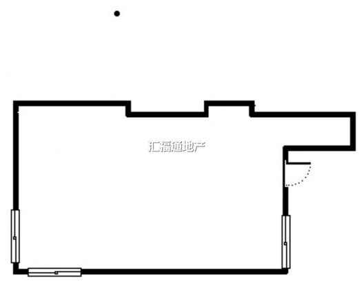 高铁商铺底商0室0厅0卫户型图