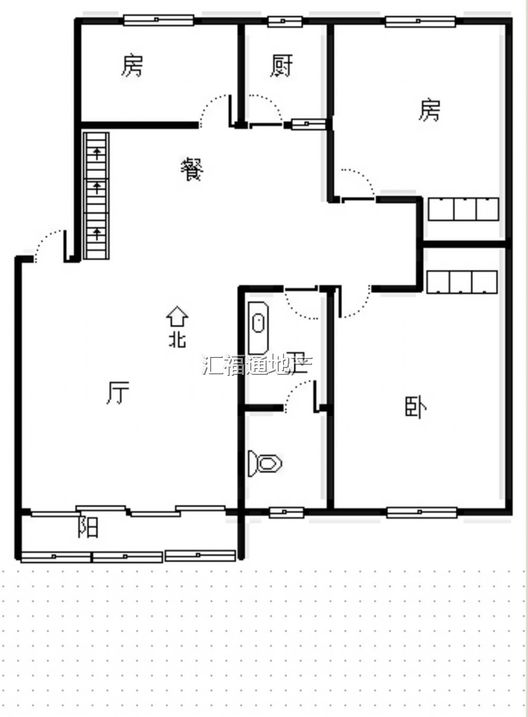 范阳小区4室2厅2卫户型图