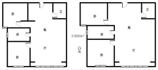 K2狮子城4室2厅2卫户型图