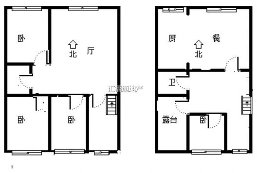 范阳小区4室2厅2卫户型图