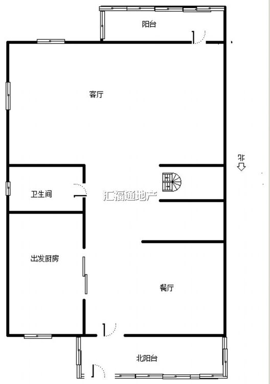 竹语堂4室2厅2卫户型图