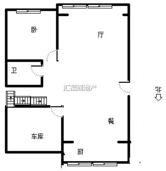 军怡家园5室2厅3卫户型图