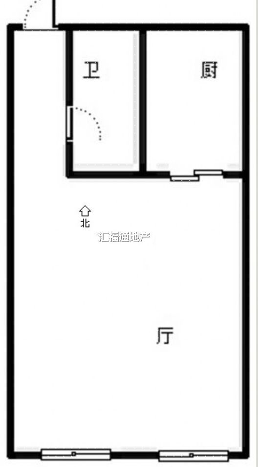 公园8090（新怡家园自由）4室2厅2卫户型图