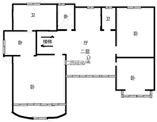 西京都高尔夫别墅8室3厅4卫户型图