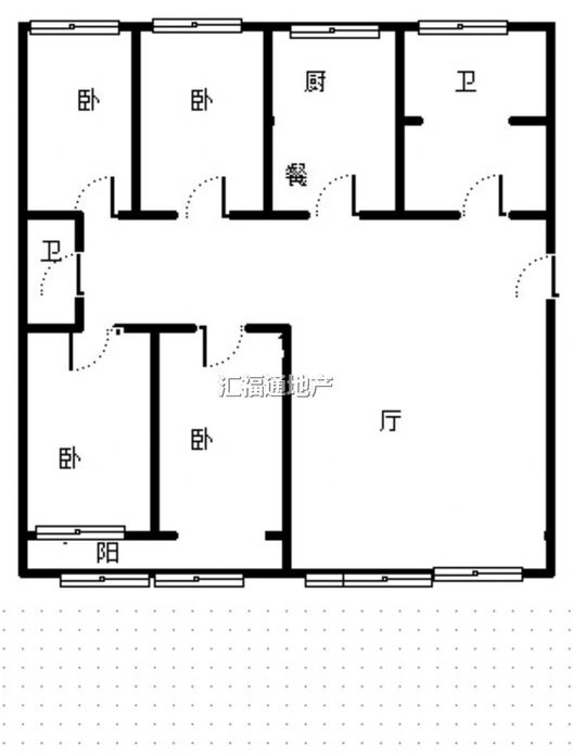 燕赵花园4室2厅2卫户型图