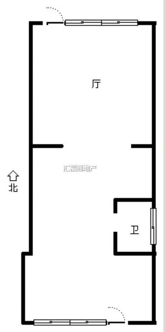 高铁商铺底商0室0厅0卫户型图
