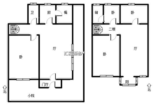 黎明小区4室2厅1卫户型图