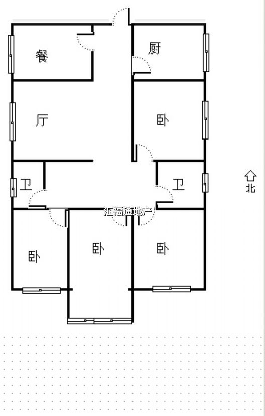 发发商城4室2厅2卫户型图