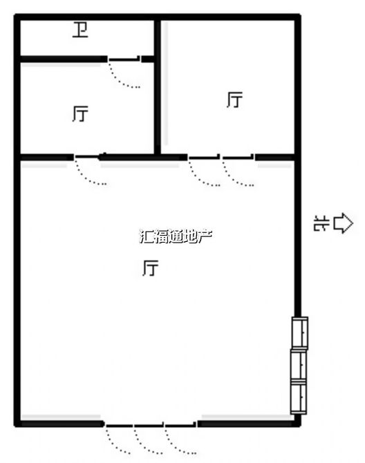金街商铺底商0室0厅0卫户型图