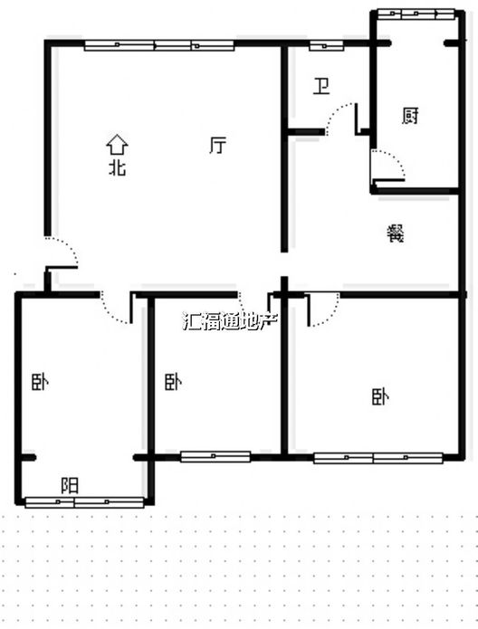 计生局家属院3室2厅2卫户型图