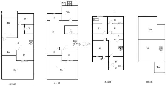 K2狮子城5室3厅3卫户型图