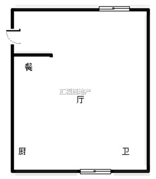 高铁商铺底商0室0厅0卫户型图
