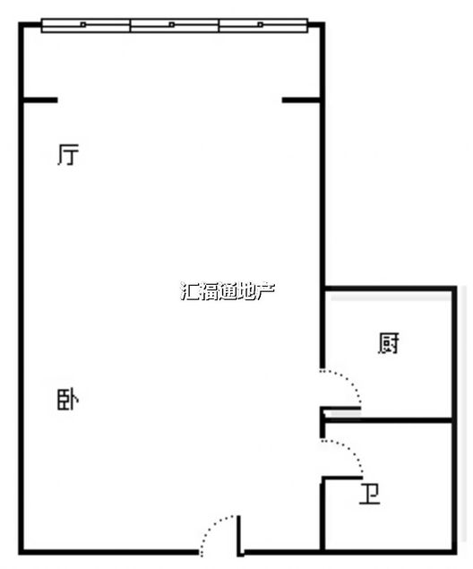 天保郦景1室0厅1卫户型图