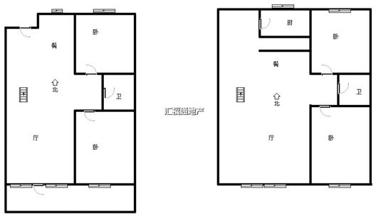 新加坡花园4室2厅1卫户型图