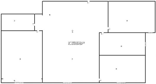 新星小区二期3室2厅1卫户型图