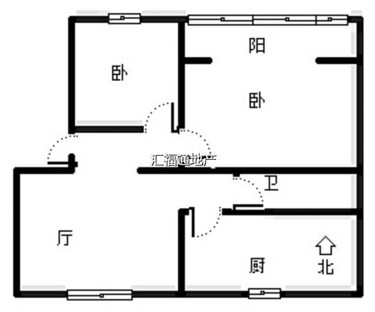 怡安小区2室1厅1卫户型图