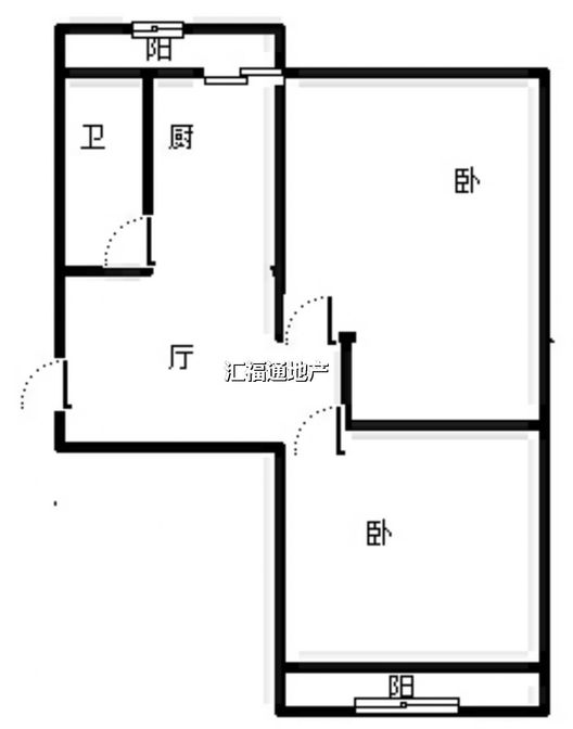 华丰小区2室1厅1卫户型图