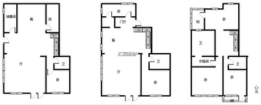 鸿坤理想湾5室3厅4卫户型图