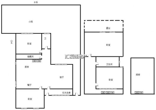 东京都高尔夫别墅4室2厅3卫户型图