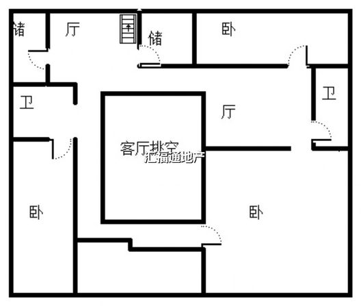 幸福嘉园8室3厅4卫户型图