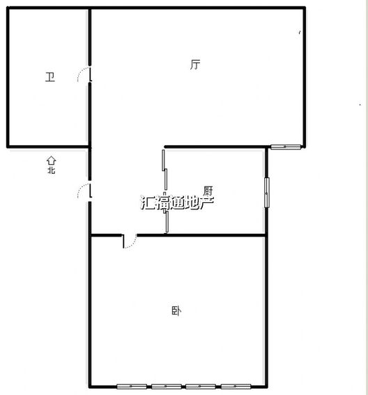 公园壹号1室1厅1卫户型图