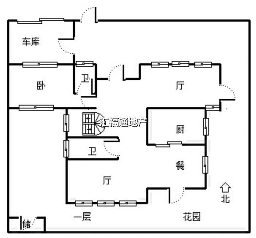 西京都高尔夫别墅4室3厅4卫户型图