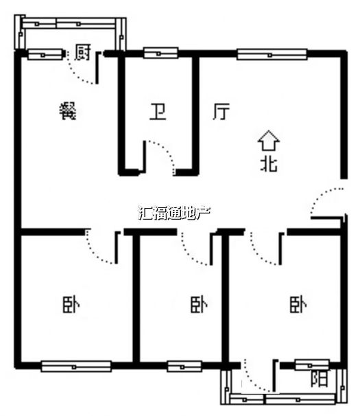 质检站家属院3室2厅1卫户型图
