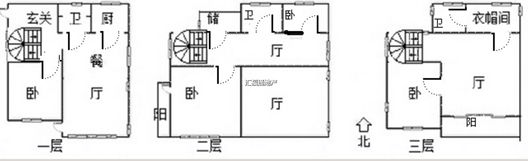竹语堂4室3厅3卫户型图