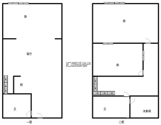 京第银座3室1厅2卫户型图