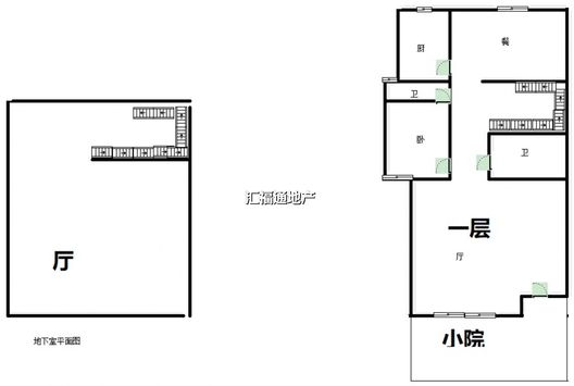 西京都高尔夫别墅4室3厅6卫户型图