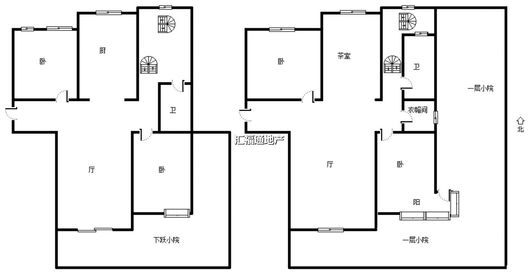 K2狮子城4室3厅2卫户型图