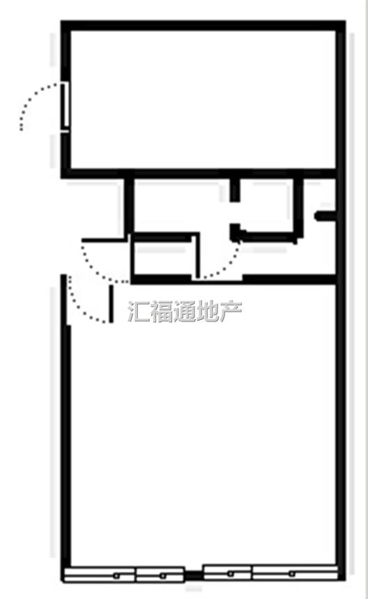 冠云东路商铺底商0室0厅0卫户型图