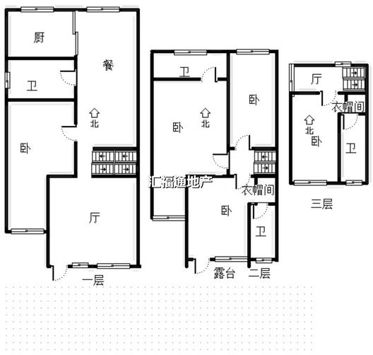 西京都高尔夫别墅4室3厅4卫户型图