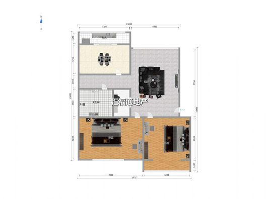 范阳水电小区2室1厅1卫户型图