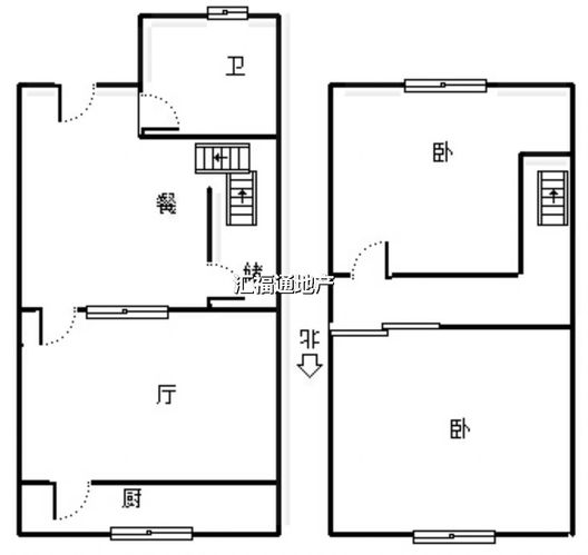 方泽小区2室1厅0卫户型图