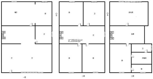 竹语堂4室3厅3卫户型图