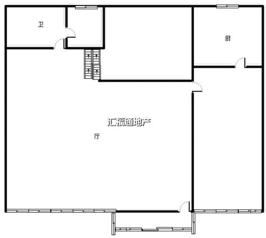 长空路商铺底商6室6厅2卫户型图