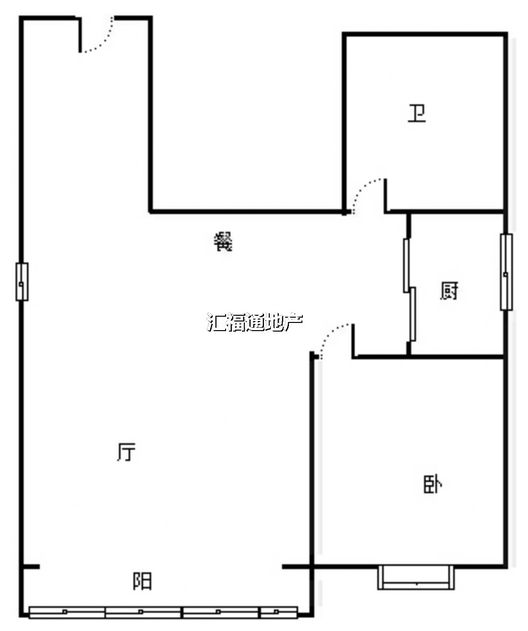 技校家园1室1厅1卫户型图