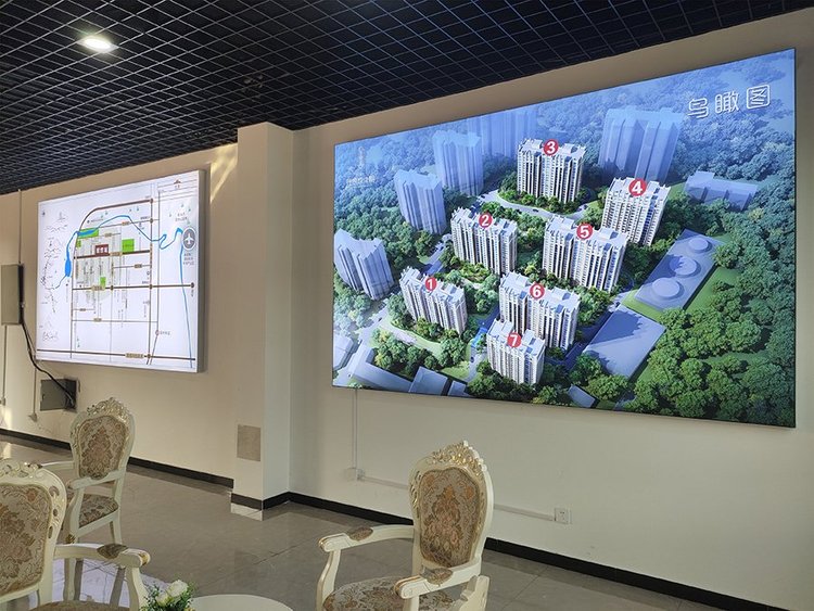 北京理想城二期效果图展示墙