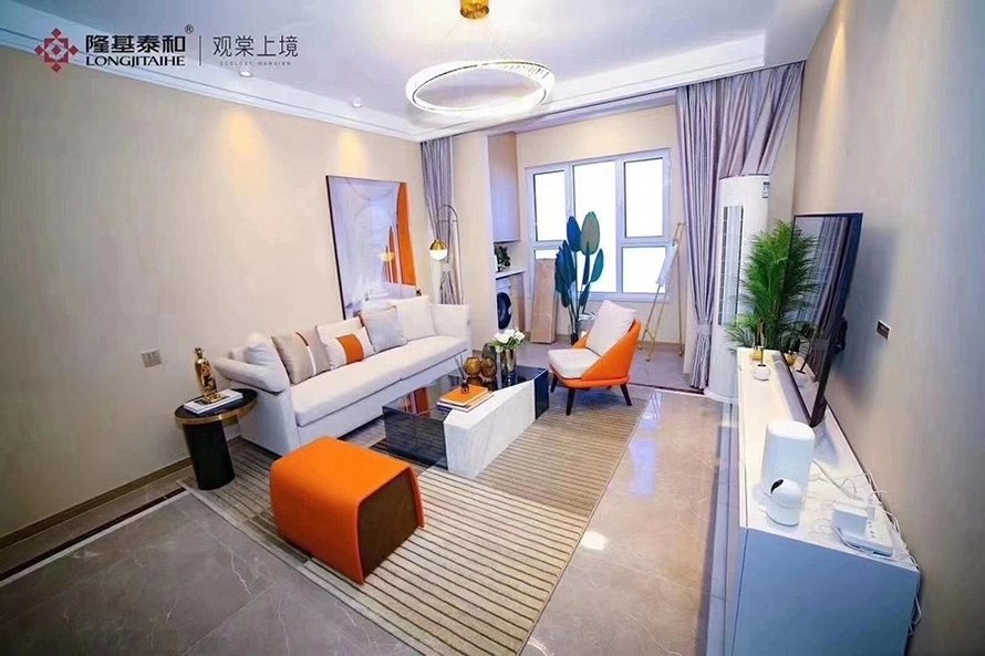 观棠上境客厅样板间实景