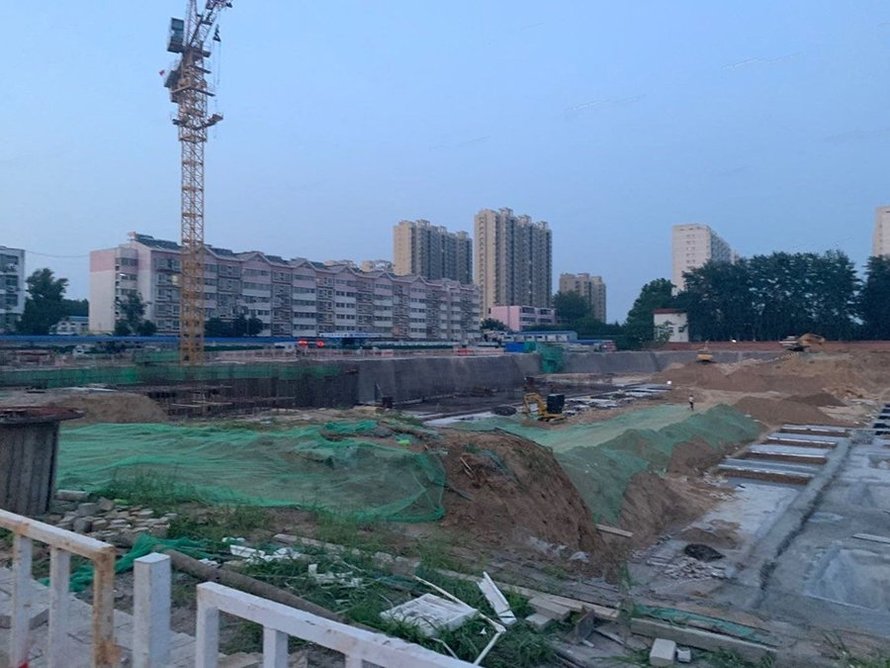 紫樾华庭工地现场