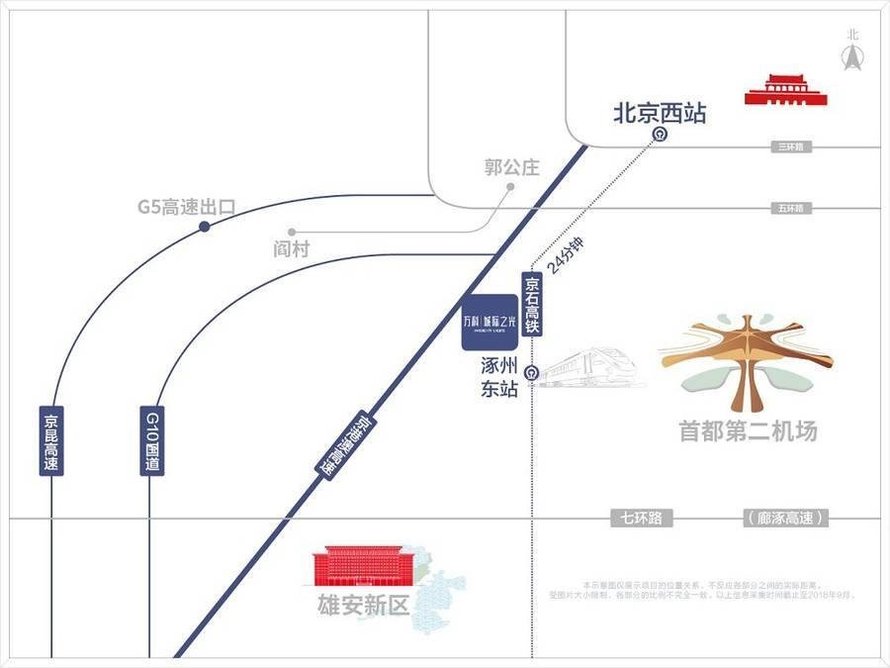 万科城际之光区位交通图